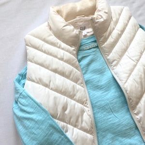 Gap | Puffer Vest, White